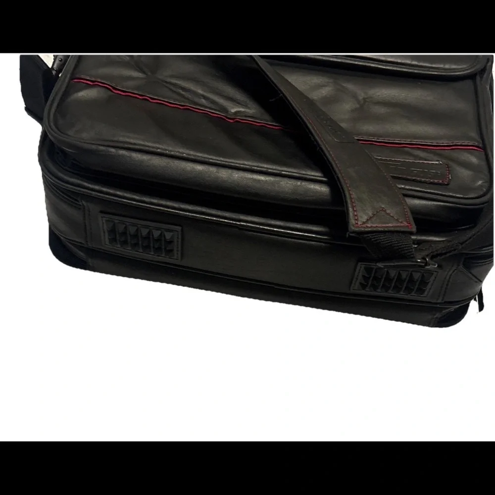 VTG Genuine Leather Laptop Bag Targus CEO Briefcase Executive Travel 16”